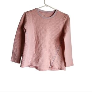 Free with Purchase Medium Soft Pink Textured Top